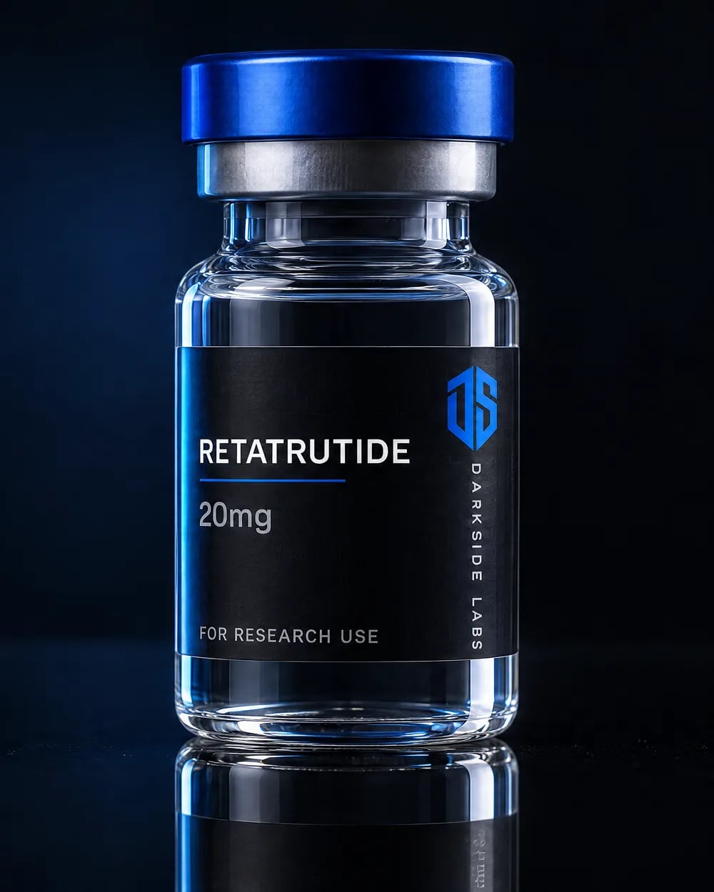 Retatrutide 20mg research vial, image 1 of 3
